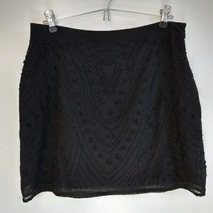 Beaded Miniskirt